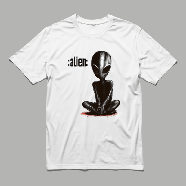 Sitting - Space T Shirt